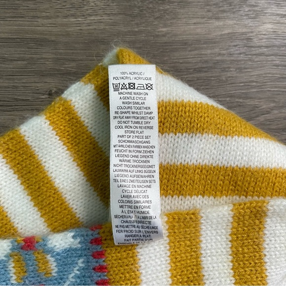 Mini Boden 2-6 Years Striped Winter Scarf - Picture 5 of 5